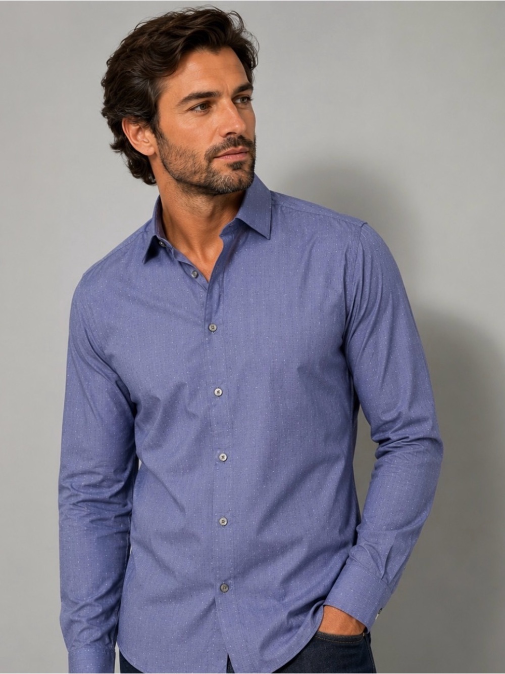 John Varvatos U.S.A. Signature Tailored Slim Fit Dress Shirt